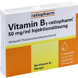 VITAMIN B1 RATIO 50MG/ML